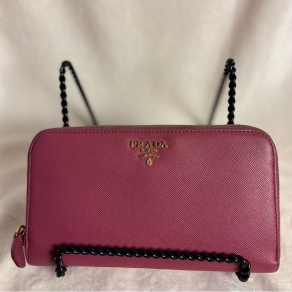 Prada Bubblegum Pink Continental Wallet - Picture 1 of 9